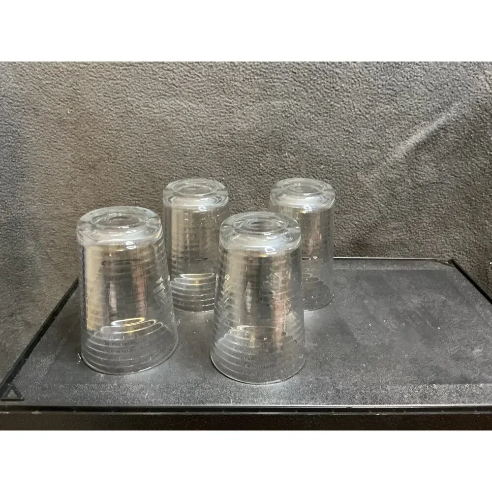 Vintage Set Of 4 Pasabahce Juice Glasses Made In Turkey